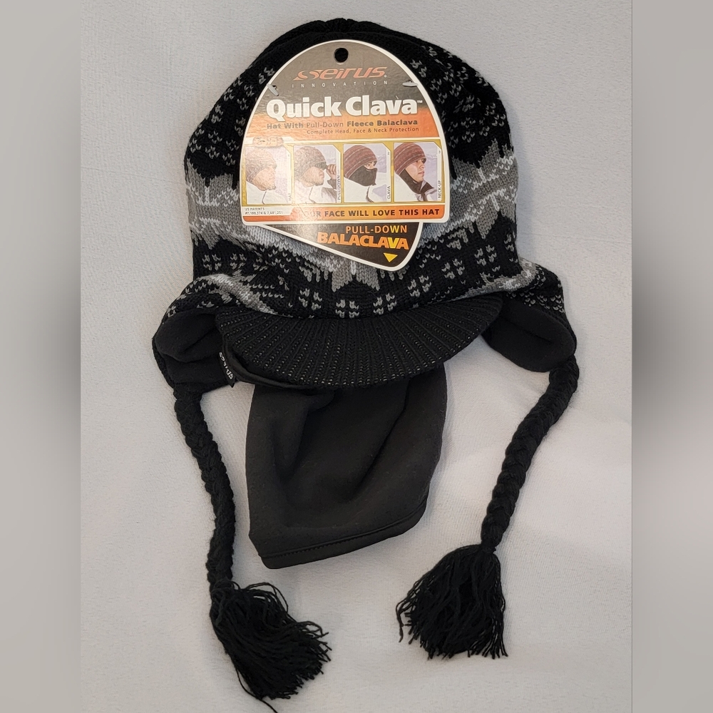 NWT Seirus Innovation 3-n-1 Quick Clava Balaclava One Size
